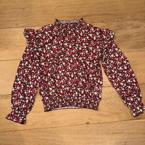 Mayoral Pink and Red Floral Top